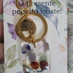 Chaveiro 7 Chakras e Ho'oponopono CHA035