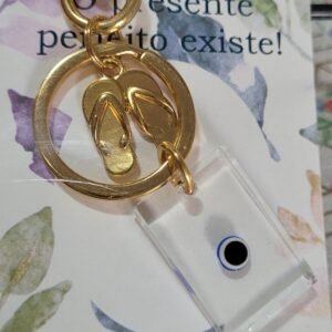 Chaveiro Olho Grego e Chinelo CHA003