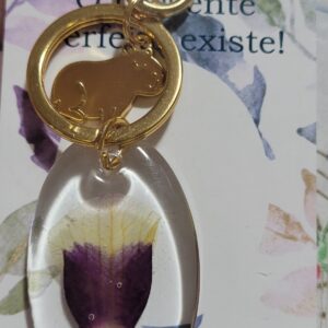 Chaveiro Flor Orquídea e Capivara CHA005